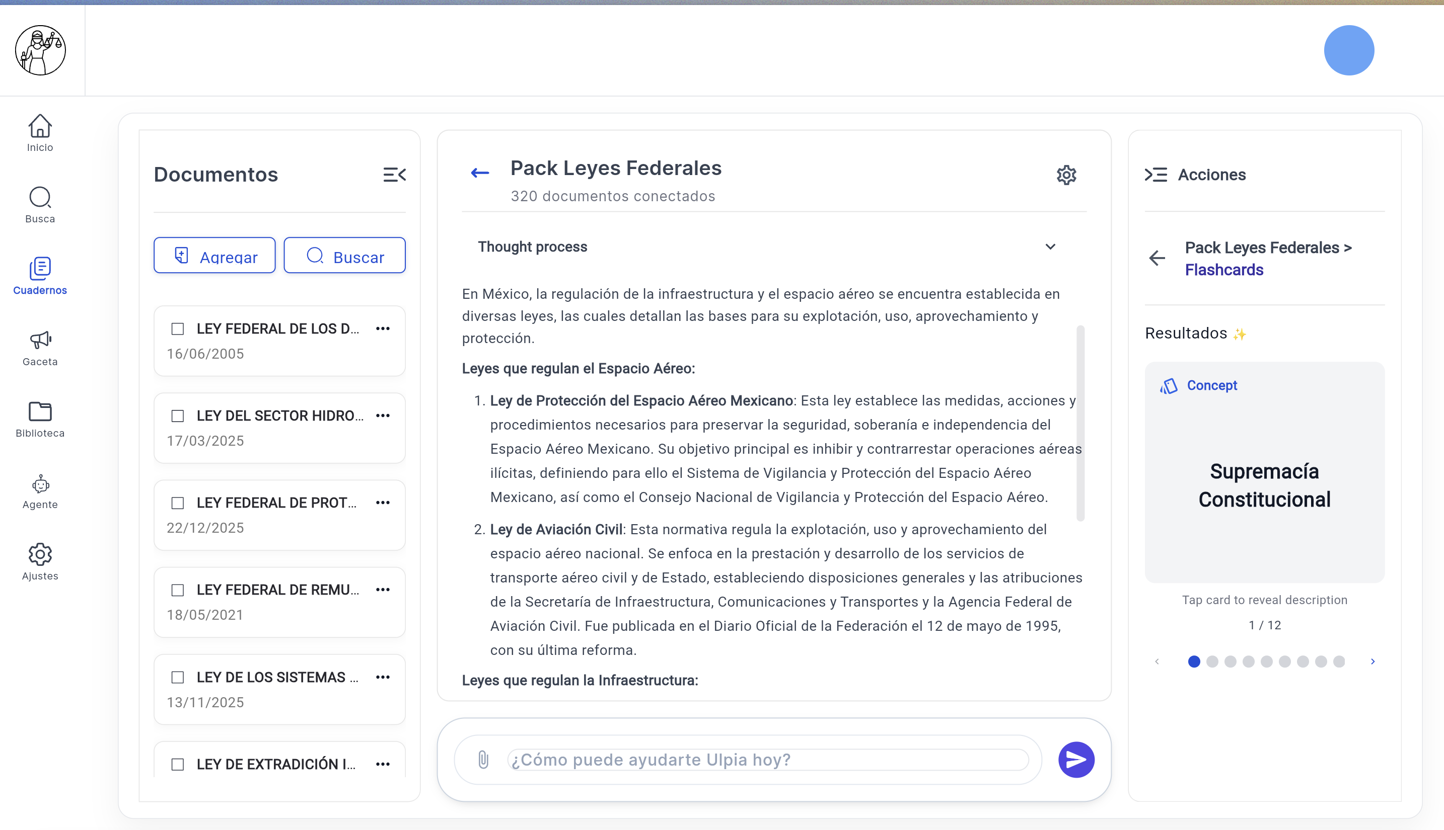 Contexto organizado para investigar mejor